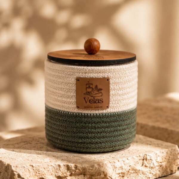 Refined Bohémien Velas – bougie artisanale tressée – vue 81