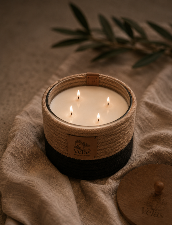 Refined Bohémien Velas – bougie artisanale tressée – vue 79