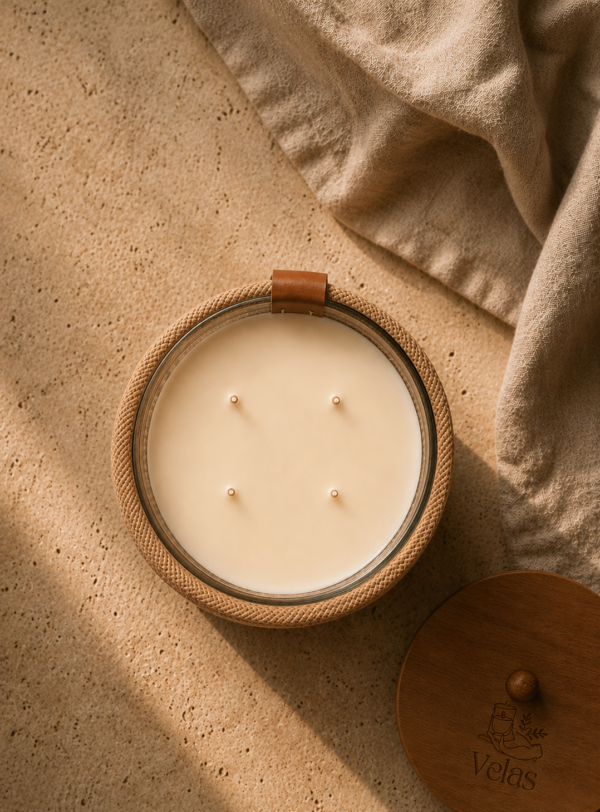 Refined Bohémien Velas – bougie artisanale tressée – vue 78