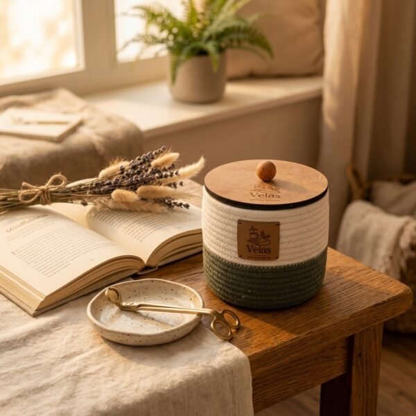 Refined Bohémien Velas – bougie artisanale tressée – vue 83