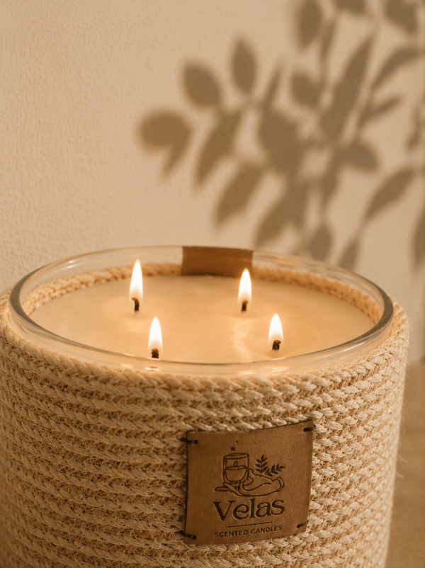 Refined Bohémien Velas – bougie artisanale tressée – vue 84
