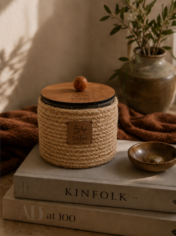 Refined Bohémien Velas – bougie artisanale tressée – vue 85