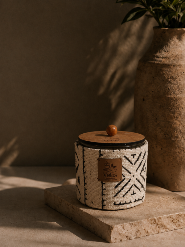 Célébrons l’Afrique Velas – bougie sculpturale artisanale – vue 17