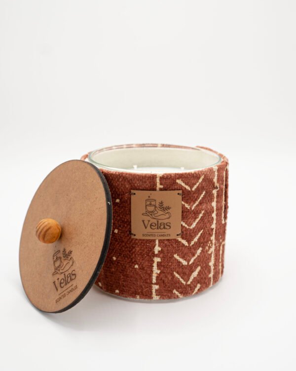 Célébrons l’Afrique Velas – bougie sculpturale artisanale – vue 20