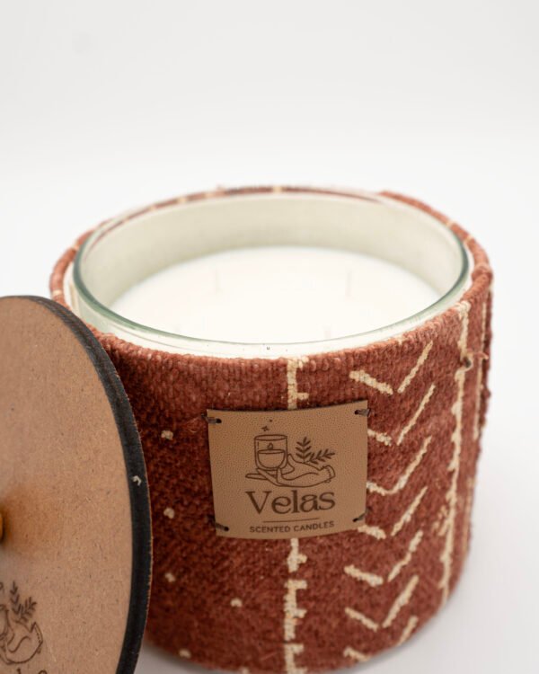 Célébrons l’Afrique Velas – bougie sculpturale artisanale – vue 21