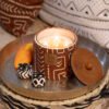 Célébrons l’Afrique Velas – bougie sculpturale artisanale – vue 23