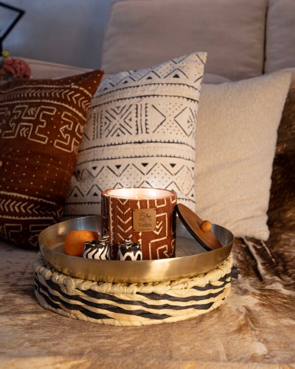 Célébrons l’Afrique Velas – bougie sculpturale artisanale – vue 25