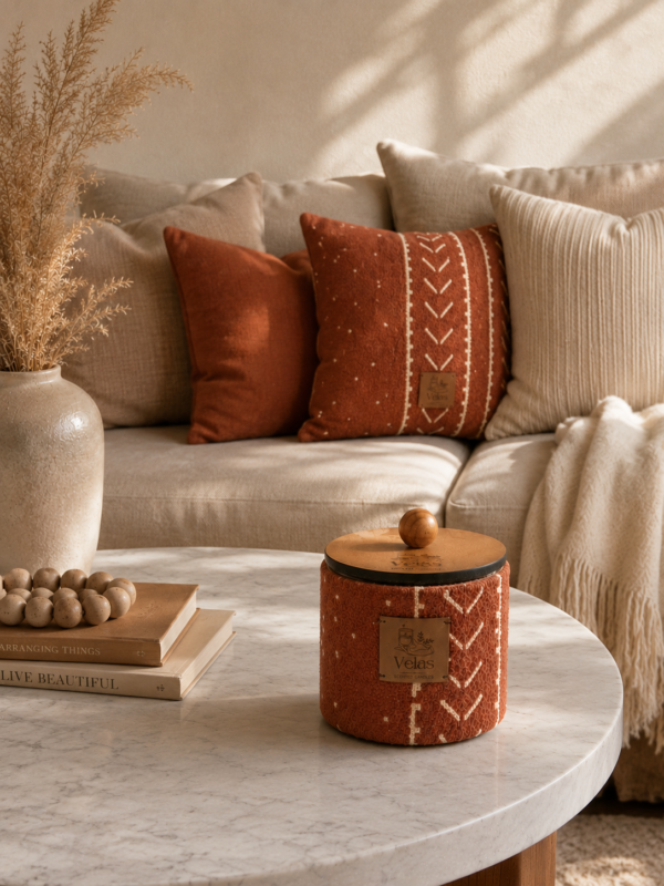 Célébrons l’Afrique Velas – bougie sculpturale artisanale – vue 29