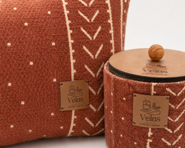 Célébrons l’Afrique Velas – bougie sculpturale artisanale – vue 30