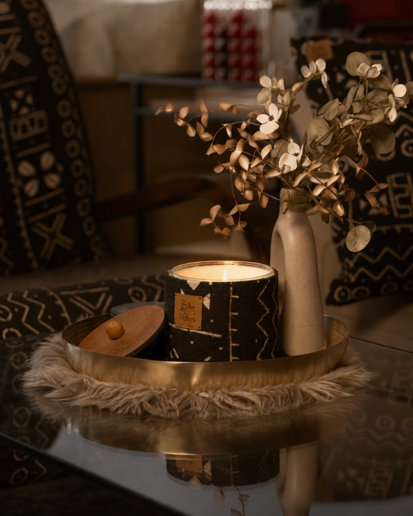 Célébrons l’Afrique Velas – bougie sculpturale artisanale – vue 33